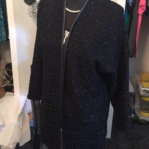 Ladies Blazer Sparkle black - Medium